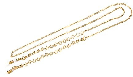 LIFKOME Brillenketten Mit Hohlen Fünfzackigen Sternen Brillenbänder Brillenhängebänder Brillenhalter Brillenzubehör Schützen Ihre Brille Herunterfallen
