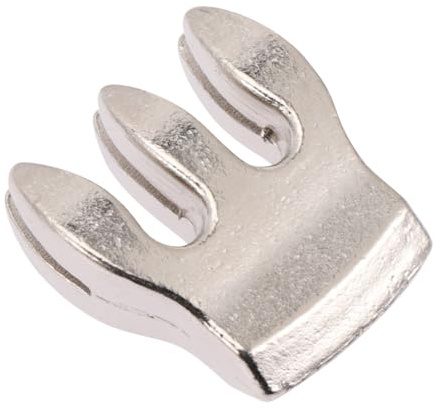 Metallener Geigen Dämpfer für Violine, Silber, mit Tasche | Sordino für Violine und Bogensteg, Praktische Aufbewahrung, Schonend zur Oberfläche, Leicht Mitzunehmen