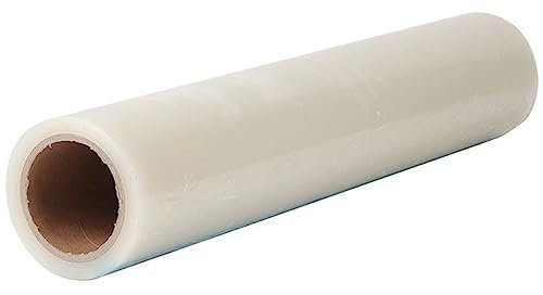 Self Adhesive Carpet Floor Protector Roll Protection Cover Dust Film, 60 Micron Thick 60cm x 100m Roll Clear