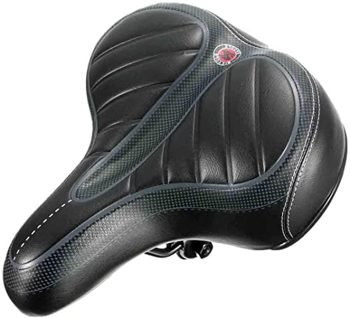 Bicicleta, Asiento de Bicicleta, Cojín de Asiento de Bicicleta Sillín de Bicicleta Comfort Wide Big Bum Gel Cruiser Sillín de Bicicleta con Almohadilla Suave Extra Deportivo