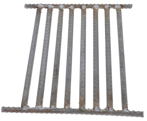 ibasenice Eisengrill Rost Feuerstelle Hochleistungskamin Accessoires Brennholz Brennständer Bbq Rot Für Outdoor Camping Kochen Holzofen Rost Ersatz