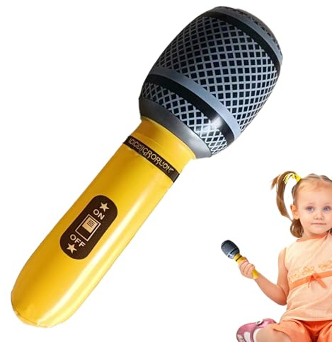 Ballon de Microphone, Microphone Gonflable Les Couleurs Assorties Font