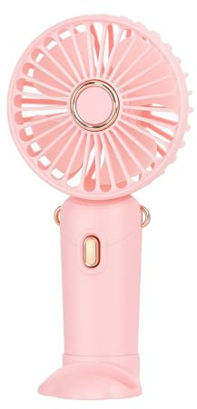 Hand Held Fan, Portable USB Rechargeable, Pink