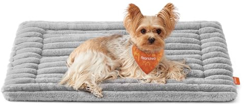 Feandrea Couverture pour Chien, M, 75 x 50 cm, Couverture pour Animaux, Chiens et Chats, Lavable en Machine, Housse de Canapé, Gris Tourterelle PPB042GD01