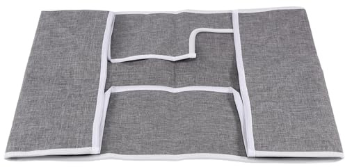 Bosiyrggrl Cover Orizzontale Stile Semplice per Console di Gioco Proteggi Copertura Antipolvere per Giochi Accessori da Gioco,Grigio