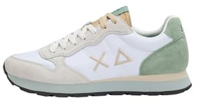 SUN68 Uomo Sneakers Basse Z36106 Pelle Bianco 45