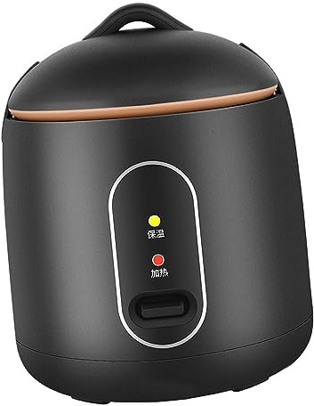 GLOGLOW Mini Arrocera Automática de 1,2 L con Olla para Cocinar Al y Función para Mantener Caliente, Ideal para Cocinas Pequeñas en Dormitorios universitarios.