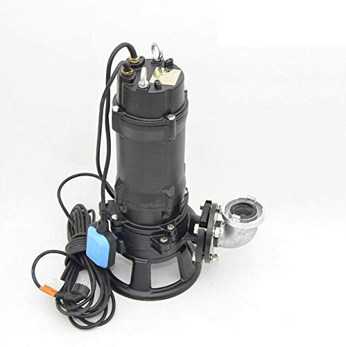 Profi Fäkalienpumpe Tauchpumpe Schmutzwasserpumpe 2 Tülle 1,8kW Cutter 500l/min