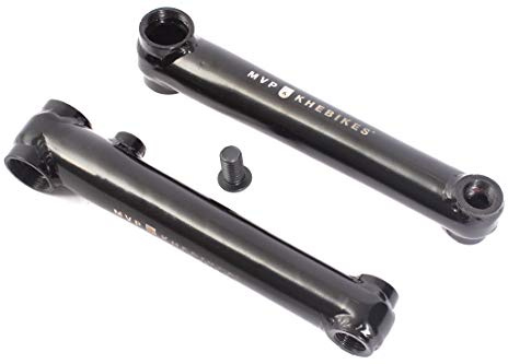 KHEbikes KHE MVP 48T 4130 CrMo Bras de manivelle pour BMX 19 mm Essieu 165 mm Paire Noir seulement 576 g