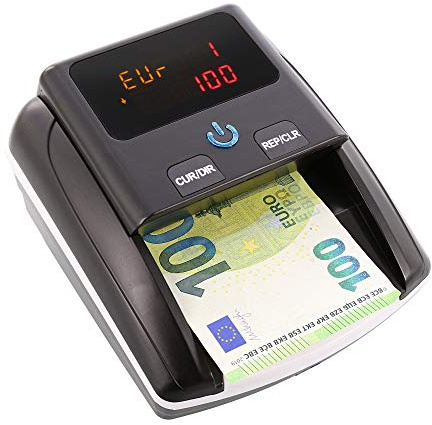 Monepass D5X - Rivelatore automatico di banconote false Euro con 5 sistemi di rilevamento e affidabilità del 100% (test ufficiale BCE) - Introduzione biglietti multi-senso (4)