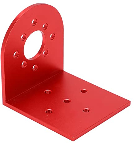 RiToEasysports RC Motor Base, RC Car Metal L Shape Brushless Motor Holder Mount Seat for 4082 5055 Motors with 25mm/30mm Hole Distance Aluminum Alloy Material(red) Car Model Accessory Model Toy
