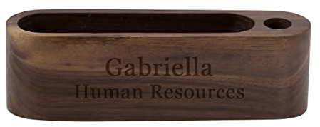 Faletony Personalisierte Visitenkartenhalter aus Holz,Visitenkarten Display Ständer Business Visitenkartenständer für Schreibtische, Bürogeschenk für Chef,Mann Papa Ehemann Geburtstagsgeschenk
