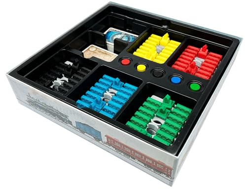 Feldherr figure tray set compatible with Ticket to Ride - board game box