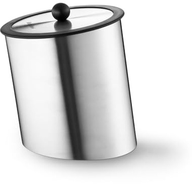 Betty Bossi Allzweck-Eimer INOX 2,5 l Tischmülleimer für Küchenabfälle universell einsetzbar, Geruchsstopp Dank luftdichtem Deckel Edelstahl, Spülmaschinengeeignet, Höhe 17,5 cm, Ø 15 cm