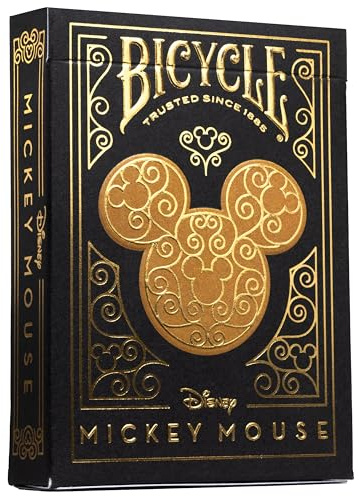 Bicycle Disney - Black & Gold Mickey