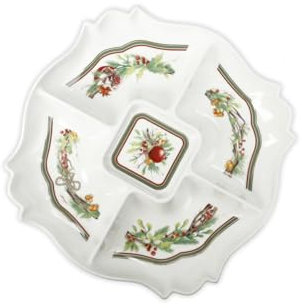 Brandani 89974 VASSOIO STELLA CAROL PORCELLANA â€“ Vassoio a forma di stella, in porcellana, diametro 23,5 cm