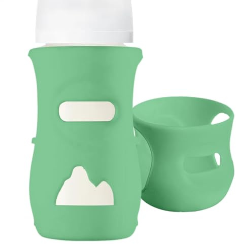 Tapas De Botellas De Leche De Uso Alimentario - Manga Aislante De Silicona, Botellas De Leche De Vidrio | Funda De Biberón Resistente A Las Altas Temperaturas Para La Lactancia Materna, Protector