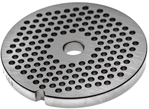 vhbw piastra forata 32 compatibile con Caso tritacarne - diametro fori 4,5mm, foro centrale 13,4mm, acciaio inox