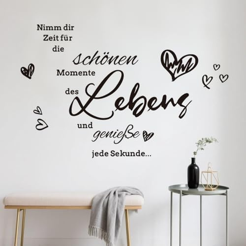 Wandtattoo Spruch Selbstklebend Motivational Wandaufkleber Wohnzimmer Schlafzimmer Inspirierend Abziehbar PVC Dekor