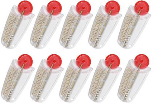 10 Stück Universelles Feuerzeug Zubehör Set - Feuerstein und Docht für Benzin und Kerosin Feuerzeuge, Kompatibel mit Flintstones und Ersatzteile, Langlebige Feuersteine 2mm für Täglichen Gebrauch
