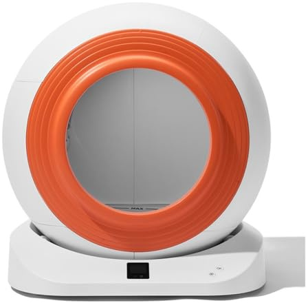 POAHNCU Toilette per gatti, Toilette Per Gatti Intelligente Ampio Spazio APP Controllo Remoto Rimozione Cacca Con Un Cassetta Lettiera Autopulente Automatica Per,per più gatti