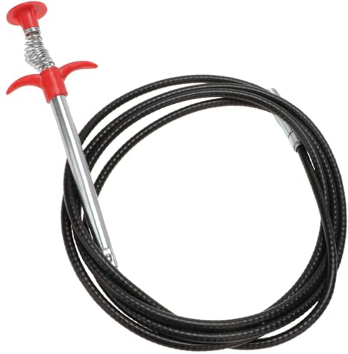 Healeved Outil de Débouchage de Canalisations Flexible 300 CM Pince Multifonction pour Nettoyage et Récupération de Cheveux Crochet de Dragage pour Évier Toilette et Siphon