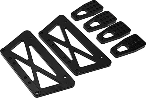 Leftwei Juego de Placas de Elevación de Chasis de Aleación de Aluminio, Piezas de Automóviles RC Resistentes Al Desgaste, Placas de Elevación de Paso de Obstáculos Mejoradas con Diseño Duradero,
