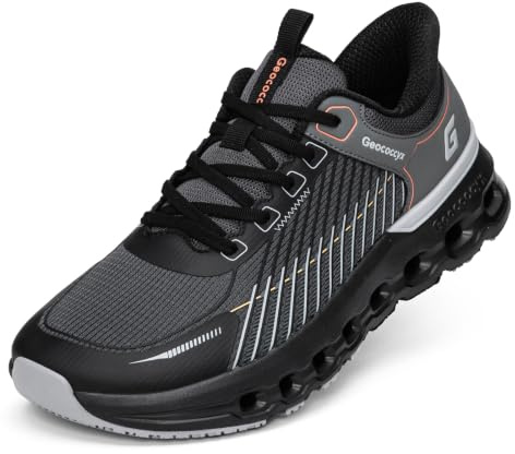 Geococcyx Zapatillas Anchas Hombre Zapatos Deportivos Negro 44EU