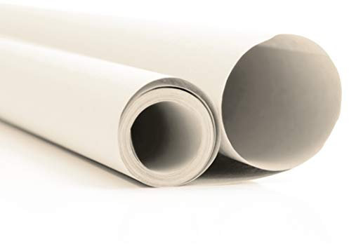 OfficeTree 10 Meter Seidenpapier Rolle Weiß 100cm Breit 20g/m² - Schnittmusterpapier Rolle - Packseide - Seidenpapier Verpackungsmaterial - Einwickelpapier zum Verpacken Basteln und Dekorieren