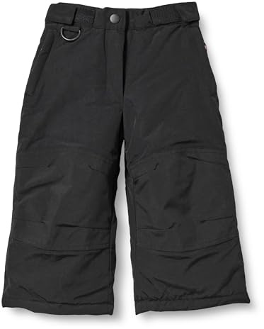 Amazon Essentials Pantalones de esquí y Nieve Resistentes al Agua para niña, Color Negro, Talla L