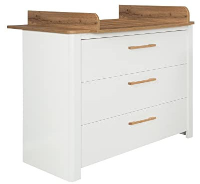 roba Wickelkommode 'Ava‘ schranktief, inkl. Wickelansatz im Dekor 'Artisan Eiche‘, Wickelhöhe 90,5 cm