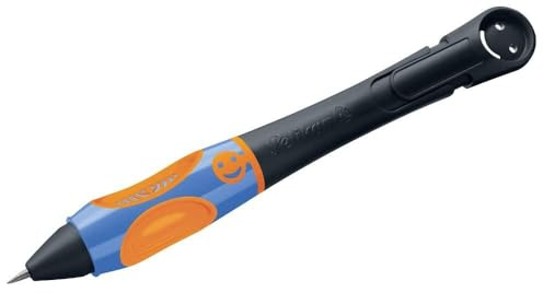 Pelikan Griffix Bleistift, Automatischer Bleistift für Rechtshänder, Ergonomischer Griffbereich, Minenbleistift, HB-Stift, Ideal zum Schreibenlernen für Kinder, 3 Bleistiftminen im Set, Schwarz