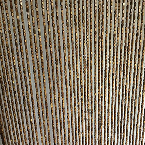 NLUMEC Fadenvorhang Perlenvorhang Raumteiler Hängender, Holzperlenvorhang Tür Holz Bambus, Türvorhang Perlen Hängend Panel, Tür Vorhang Dekorative Sichtschutz für Schlafzimmer Wohnzimmer Wandschrank
