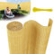 YUENFONG Paravento in PVC, 180 x 500 cm, con fascette per cavi, per balcone, giardino, terrazza, esterno, colore bambù