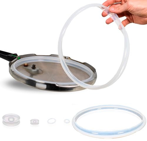 PACK Completo Goma Olla GM | Accesorios para Ollas GM 5L/6L | Compatibles con las Series de Olla GM H Deluxe, B, C, D, E, F, G, Cecotec | Accesorios Resistentes y Duraderos