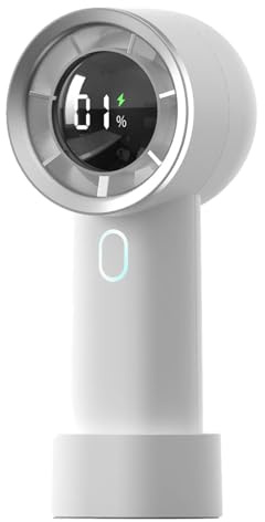 Ventilateur portable à main - Ventilateur de refroidissement USB de 1 000 mAh | Ventilateur de bureau de poche de charge de type C | Ventilateur de refroidissement réduction du bruit pour enfants