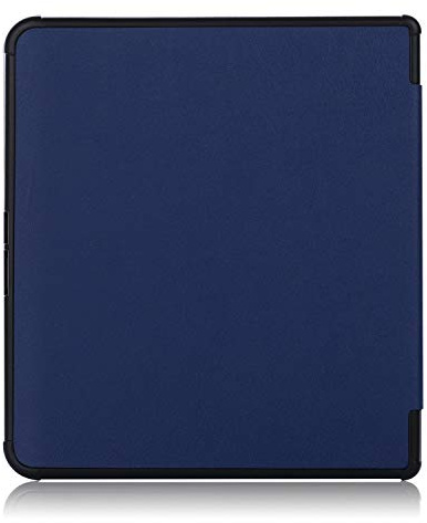 HuangHua E-Reader Cover for Kobo Forma N782 8 inch (2018 Release Version),Ultra Slim Lightweight with Auto Sleep/Wake Up Function Folio Leather Case for KOBO Forma 2018 8 E-Book (TPU-Black)