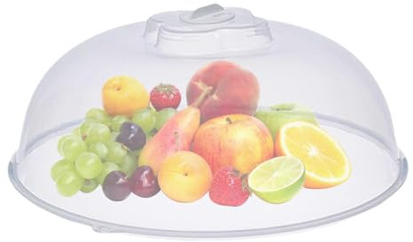 Coperchio grande per forno a microonde, 29 x 11 cm, copertura per forno a microonde, copertura trasparente per forno a microonde, coperchio trasparente per forno a microonde, coperchio per microonde