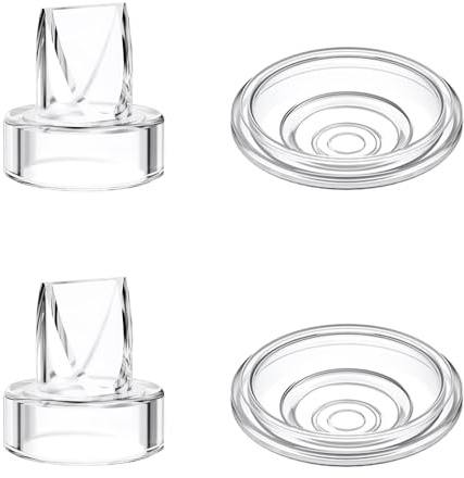 2pcs Duckbill Valves and 2pcs Silicone Diaphragm Compatible with Momcozy S12 Pro/S9 Pro/Lillo S12/Kmaier S12 Wearable Breast Pumps Accessories, Other S12 pro/S9 pro/S12 Breast Pump Replacement Parts
