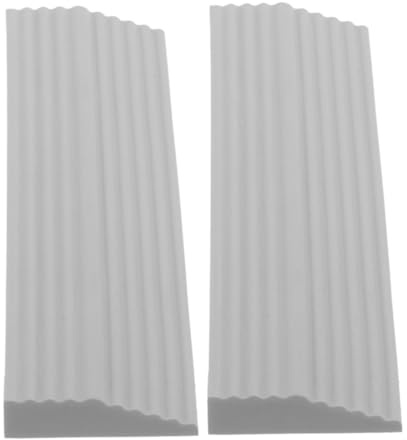 HIAKDOFT 2pièces Rampe De Seuil pour Robot Balayeur Abris De Jardin Tapis De Rampe Léger Et Compact