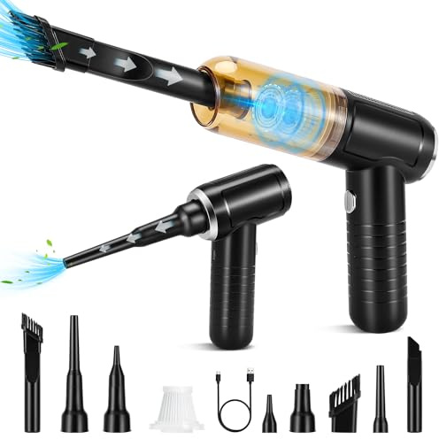 Barley Direct Handstaubsauger Akku 9500pa Kabellos Mini Autostaubsauger USB Aufladbar Nass & Trocken Handsauger Handstaubsauger für Auto Tierhaare Haus