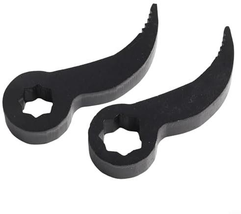 2 Pack Pry Bar Wrench Adapter for 1/2 Inch and 3/8 Inch Drive, Crowbar Adapter Head for Half Shaft Removal, Auto Repair Tool Set with for Durable M