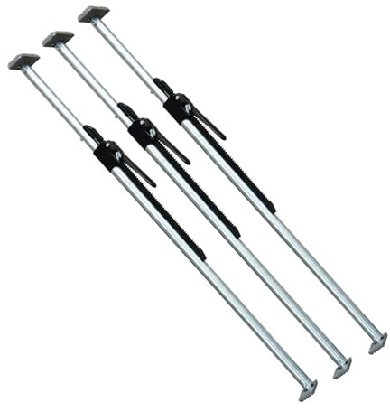 YCOVSFP Verstellbare Ratschen-Ladungsstange, Universelle Verstellbare for Anhänger/Pickups/SUVs/Sattelanhänger(152-190cm-3piece)