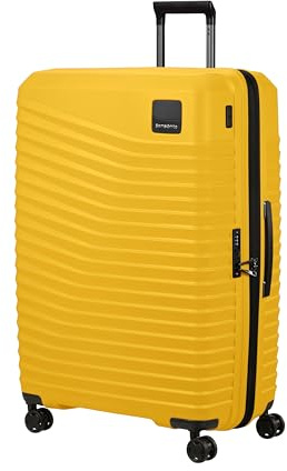 Samsonite Intuo, Funda rígida Extragrande (81 cm), Ampliable, Funda de Viaje con 4 Ruedas, Ligera, Cierre TSA, 132/144 L, Amarilla (cítrica)
