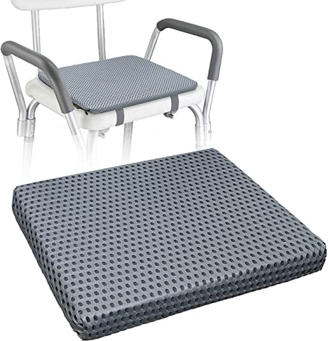 4 nät duschstol mjuk dyna badpall med fixeringspännen för äldre och Di15 L x 35 cm B x 3 cm H t och säker för daglig användning