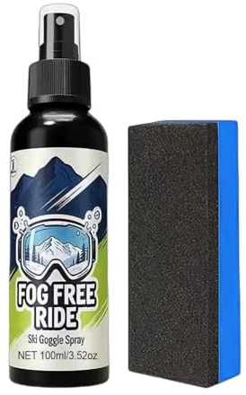 Générique Spray Anti-Buée 100 ML Spray Anti-Buée pour Vision | Désembueur Pour Masque De Ski Pour Hommes Maison Salle de Bain Intérieur et Extérieur Temps Froid Swing Ski Plongée et