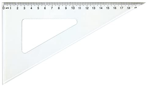 Waytex 931242 Zeichendreieck, 21 cm 60 °