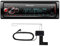 Pioneer MVH-S520DAB-AN inklusive DAB-Antenne, 1-DIN-Autoradio mit DAB+, rot, deutsche Menüführung, Bluetooth, US, AUX-Eingang, iPod/iPhone-Direktsteuerung, Freisprecheinrichtung, Smart Sync