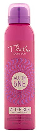 That'so All in One - Doposole Spray Anti-scottature Lenitivo - Con Aloe e Mentolo, Rinfresca e Idrata la Pelle Scottata Arrossata - Migliora e Prolunga l'Abbronzatura, Senza lasciare Segni - 100 ml