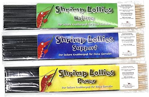 Shrimp-Lollies Set klein (3x10 Stück = 30 Stück!)